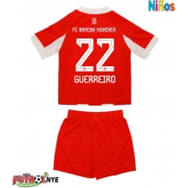Camiseta Bayern Munich Raphael Guerreiro #22 Primera Equipación para niños 2025-26 manga corta (+ pantalones cortos)